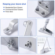 Auto Commercial Door Closers Hydraulic Door Closer for Home Commercial Door 45-60kg V324-SCLOCK-4560