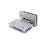 Shower Glass Door Gate Hinge 304 Stainless Steel 180 Degrees Polished Chrome Finish V324-SDHINGE-180