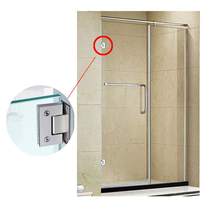 90 Degree Glass Door Cupboard Showcase Cabinet Clamp Glass Shower Doors Hinge 304 Steel V324-SDHINGE-90