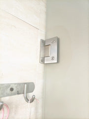 90 Degree Glass Door Cupboard Showcase Cabinet Clamp Glass Shower Doors Hinge 304 Steel V324-SDHINGE-90