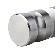 Shower Glass Door Knob Bathroom Round Back-to-Back Handle SUS304 Brushed Nickel V324-SDKONB-DR