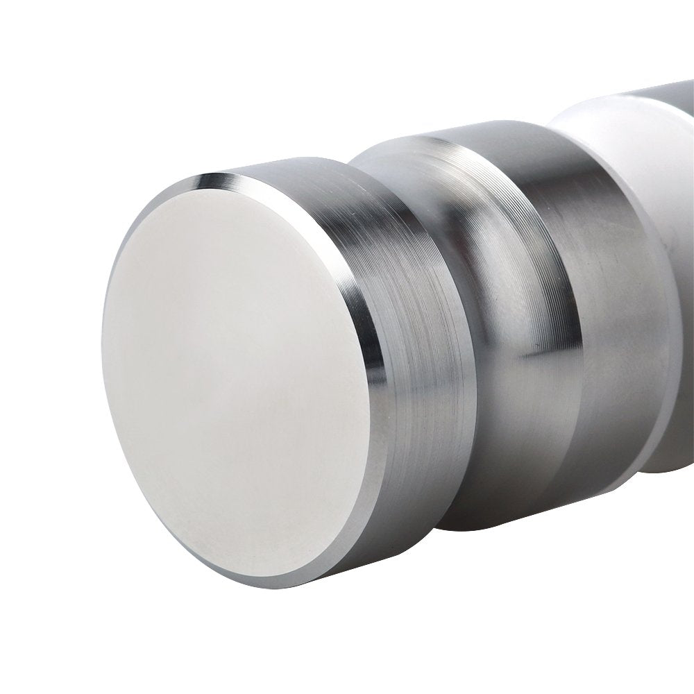 Shower Glass Door Knob Bathroom Round Back-to-Back Handle SUS304 Brushed Nickel V324-SDKONB-DR
