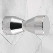 Shower Glass Door Knob Bathroom Round Back-to-Back Handle Pull 304 Brushed Nickel V324-SDKONB-T