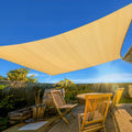 2m x 3m Rectangle Sun Shade Sails for Patios Sun UV Outdoor Canopy Backyard Sunshades V324-SHADEREC-YEL-2X3
