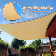 2m x 3m Rectangle Sun Shade Sails for Patios Sun UV Outdoor Canopy Backyard Sunshades V324-SHADEREC-YEL-2X3