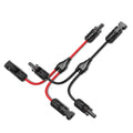 1 Pair Solar Connector Y Branch Parallel Adapter Cable Solar Panel Connectors Wire Plug Solar Panel V324-SONACAB-Y