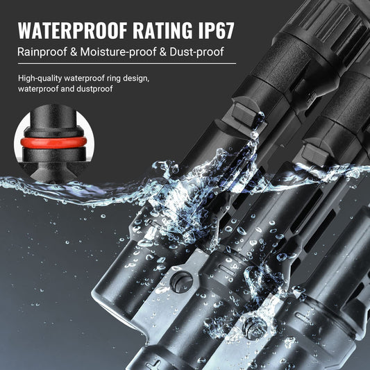 1 Pair 4 To 1 4 branch Waterproof T Branch Cable Connectors Solar PV Panel Connector Male & Female V324-SONACONN-4P