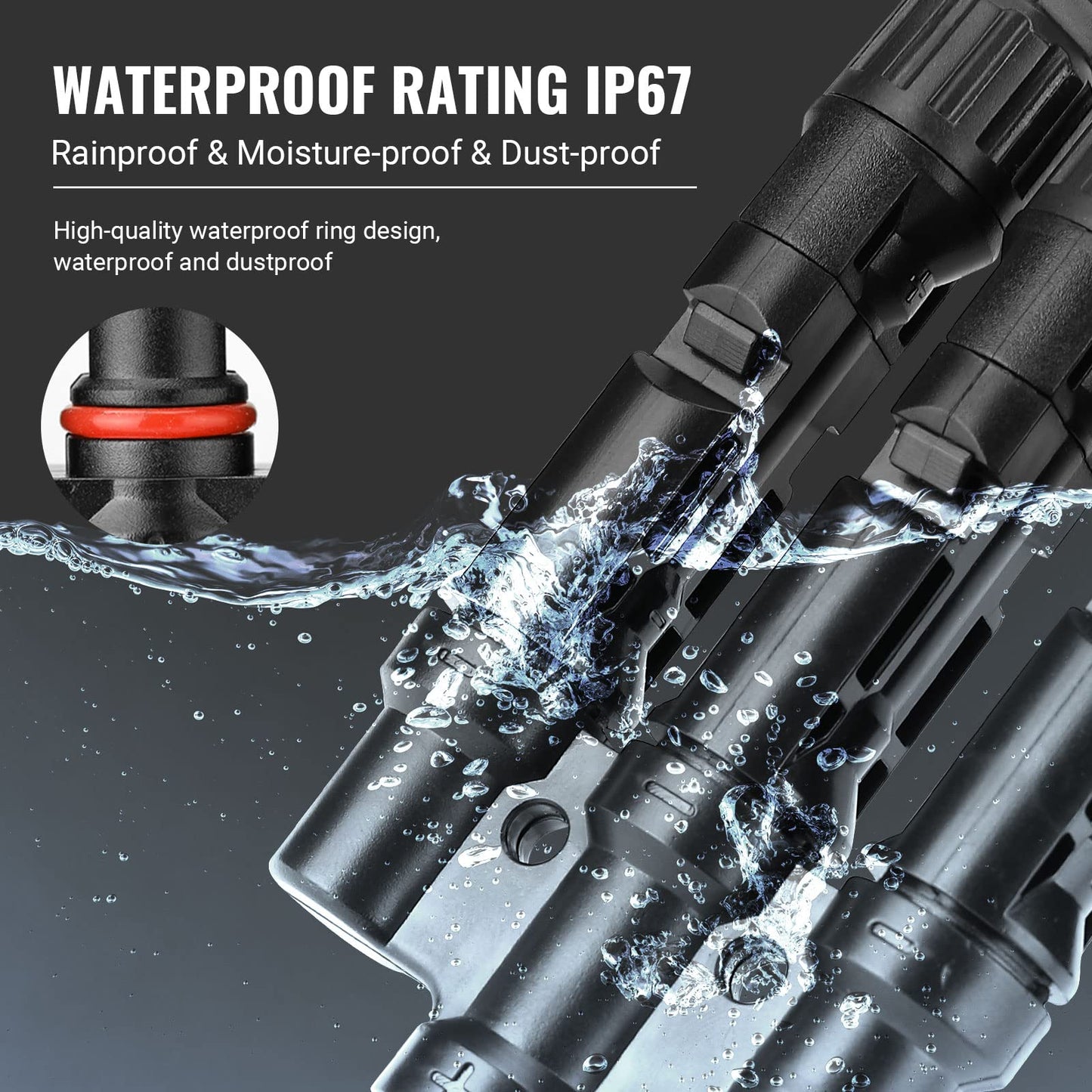 1 Pair 5 To 1 5 branch Waterproof T Branch Cable Connectors Solar PV Panel Connector Male & Female V324-SONACONN-5P