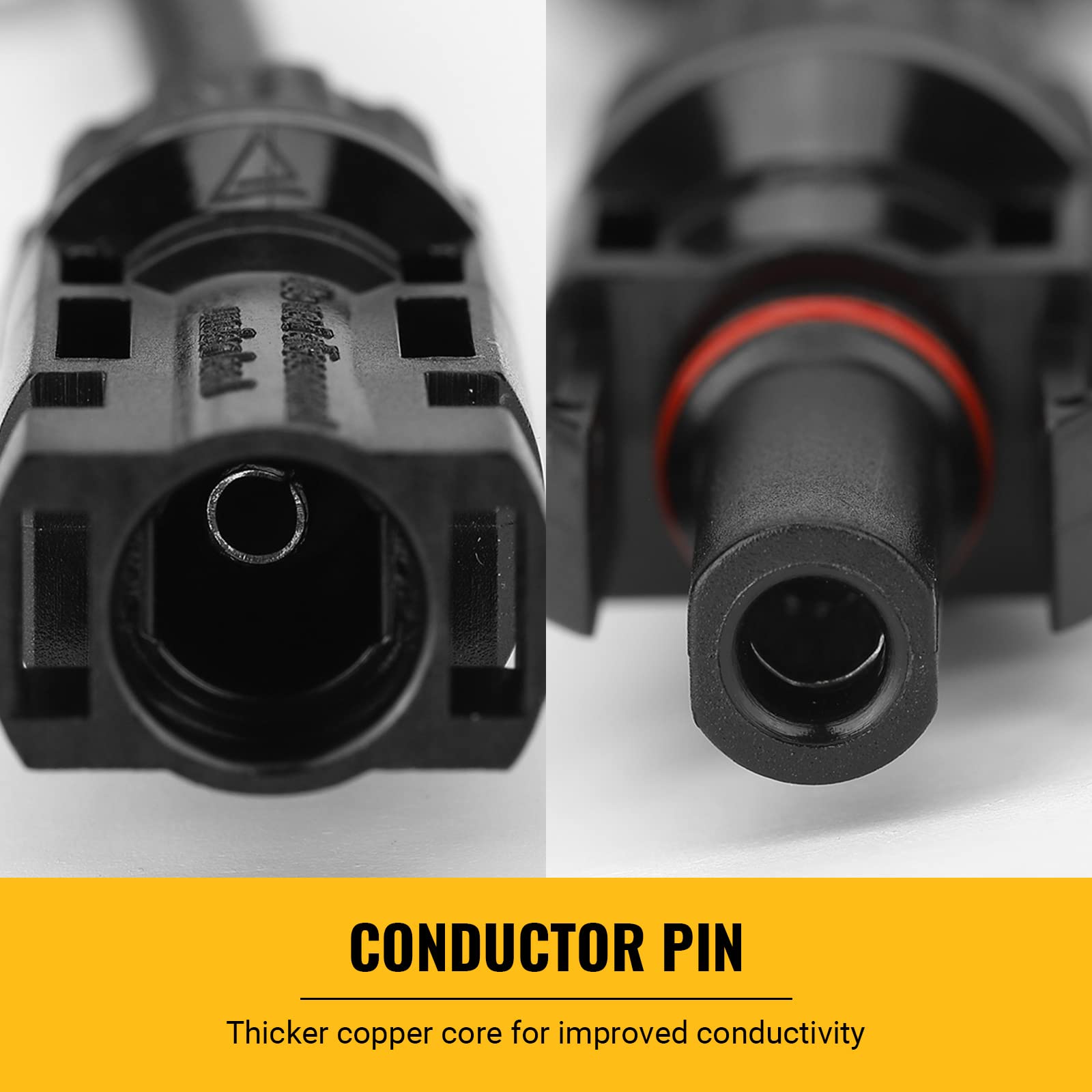 1 Pair 5 To 1 5 branch Waterproof T Branch Cable Connectors Solar PV Panel Connector Male & Female V324-SONACONN-5P