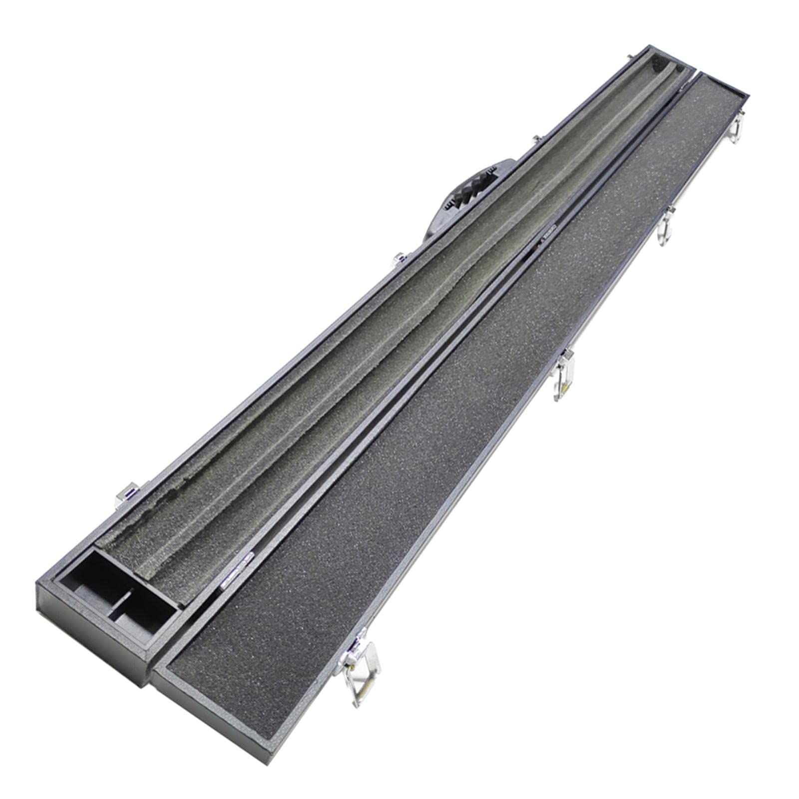 3/4 Jointed 121cm Billiards Snooker Pool Cue PU Leather Hard Case Carrying Box Organizing V324-SP-CCASE