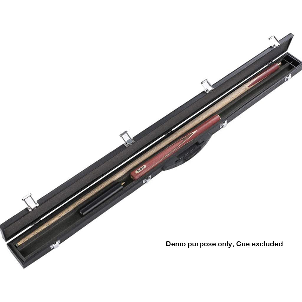 3/4 Jointed 121cm Billiards Snooker Pool Cue PU Leather Hard Case Carrying Box Organizing V324-SP-CCASE
