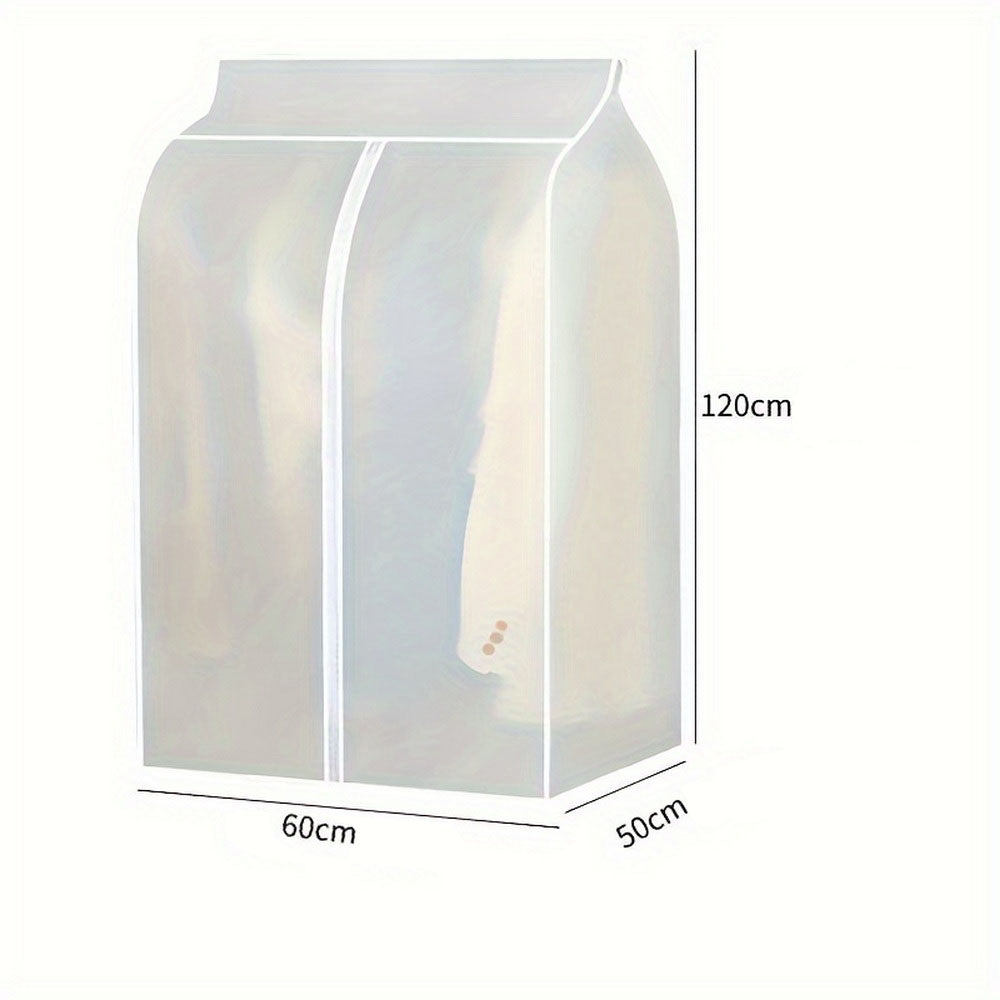 120cm Clothes Dust Cover Wardrobe Cloth Cover Clothes Storage Bag For Garments Suits Dresses Coats V324-STOBAGCLEAR-120CM
