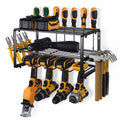 40cm Power Tool Organizer 4 Layers Garage Tool Storage Rack Workshop Tool Shelf Drill Pliers Hammer Rack V324-TOOSTO-40CM