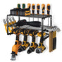 40cm Power Tool Organizer 4 Layers Garage Tool Storage Rack Workshop Tool Shelf Drill Pliers Hammer Rack V324-TOOSTO-40CM