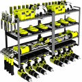 Large Power Tool Organizer 4 Layers Garage Tool Storage Rack Workshop Tool Shelf Drill Pliers Hammer Rack V324-TOOSTO-80CM