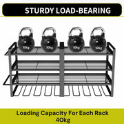 Large Power Tool Organizer 4 Layers Garage Tool Storage Rack Workshop Tool Shelf Drill Pliers Hammer Rack V324-TOOSTO-80CM