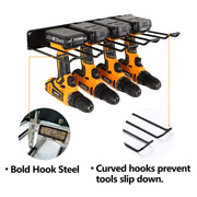 Power Tool Organizer Drill Holder Wall Mount Garage Storage Shelves Rack Wall Storage Organizer Set V324-TOOSTO-SET
