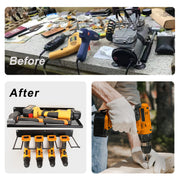 Power Tool Organizer Drill Holder Wall Mount Garage Storage Shelves Rack Wall Storage Organizer Set V324-TOOSTO-SET