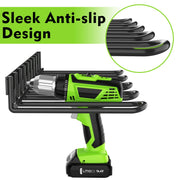 Power Tool Tools Organizer Drill Holder Wall Mount Drill Rack Garage Storage Drill Organizer V324-TOOSTO-SIN