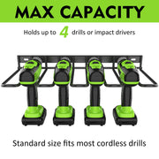 Power Tool Tools Organizer Drill Holder Wall Mount Drill Rack Garage Storage Drill Organizer V324-TOOSTO-SIN
