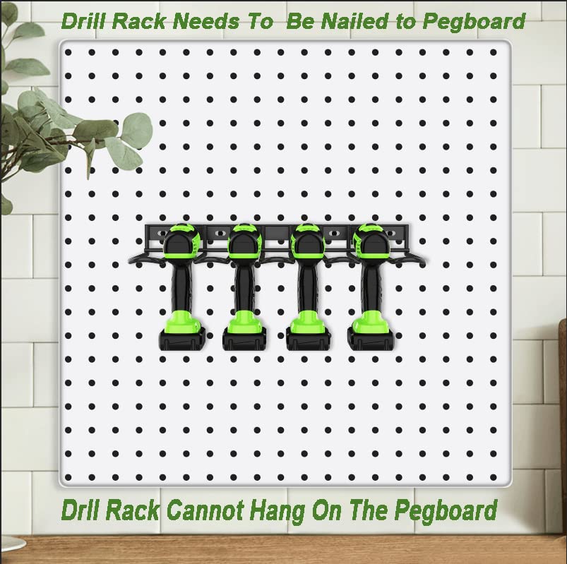 Power Tool Tools Organizer Drill Holder Wall Mount Drill Rack Garage Storage Drill Organizer V324-TOOSTO-SIN