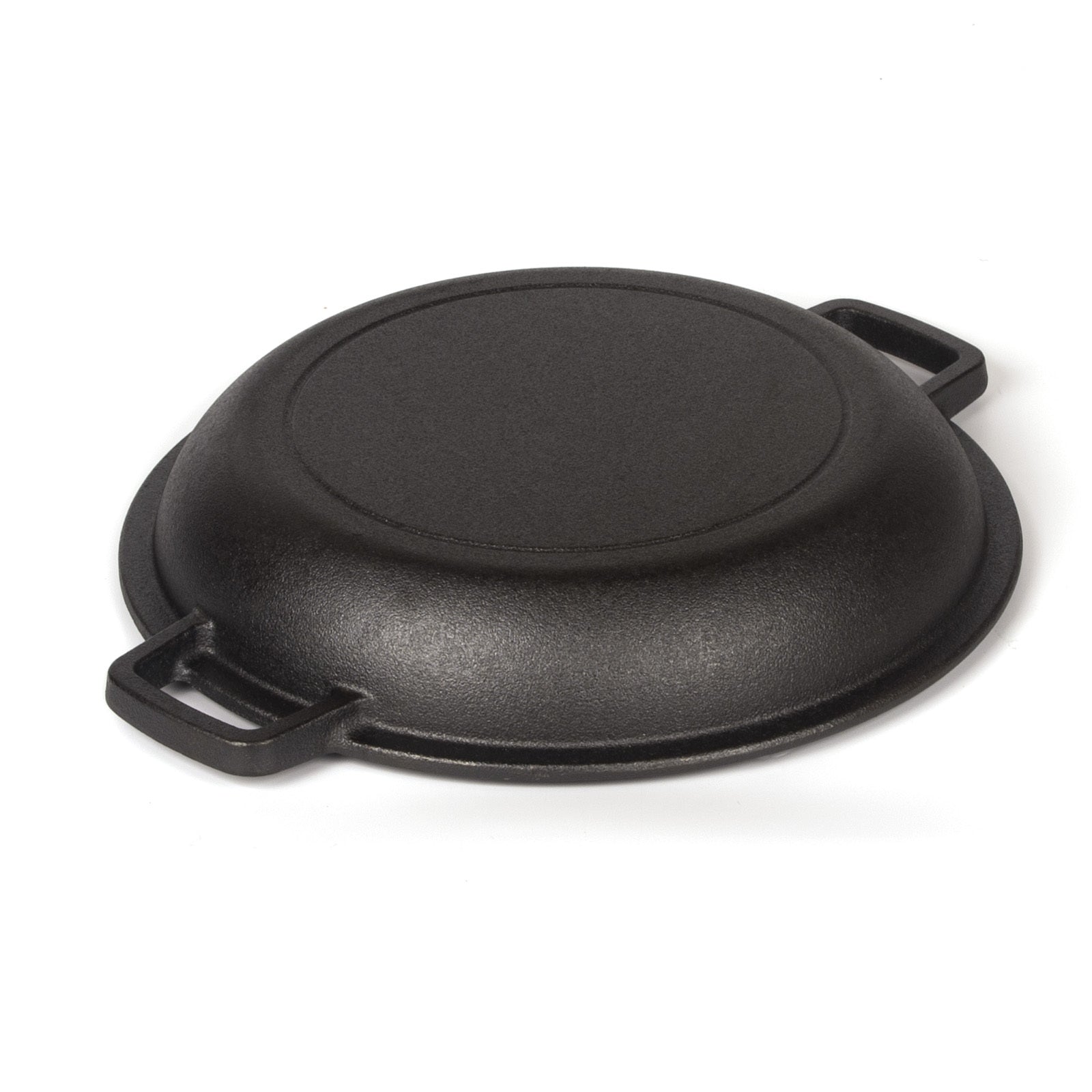 26cm 2-in-1 Cast Iron Dutch Oven & Skillet Set Pre-Seasoned Dual-Use Pot with Lid Fry Pan, Durable & V324-TSD-DUALPOT26CM
