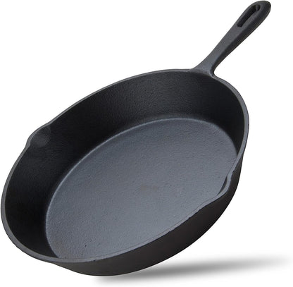 8inch 21cm Cast Iron Skillet Cookware Chef Quality Pre-Seasoned Pan Pans V324-TSD-FRPAN20CM