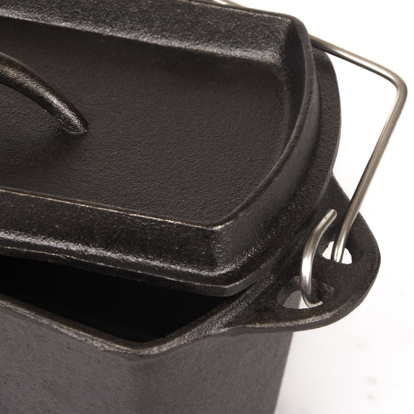 Cast Iron Bread Pan with Lid Non-Stick, Durable Loaf Pan for Perfect Baking V324-TSD-SINBREPOT