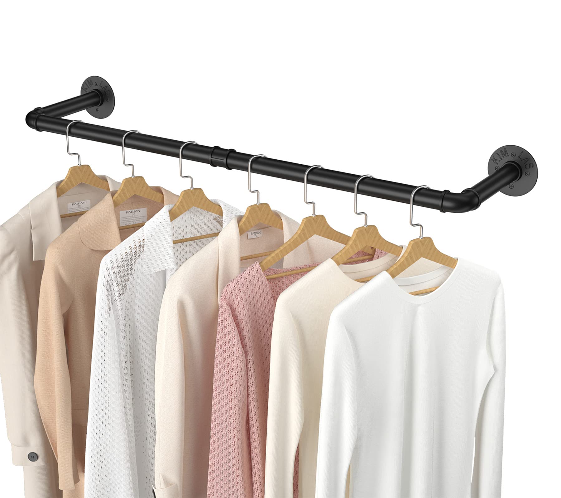 97cm Clothing Racks for Hanging Clothes Garment Rack Industrial Pipe clothes Rack Drying Rack V324-WCLOTHRACK-91CM