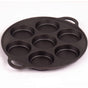 7 Cup Cast Iron Egg Frying Pan Divided Egg Skillet Pan Fried Egg Pan Cooker Pancake Egg Fryer V324-WD-EGGFRYPAN7P