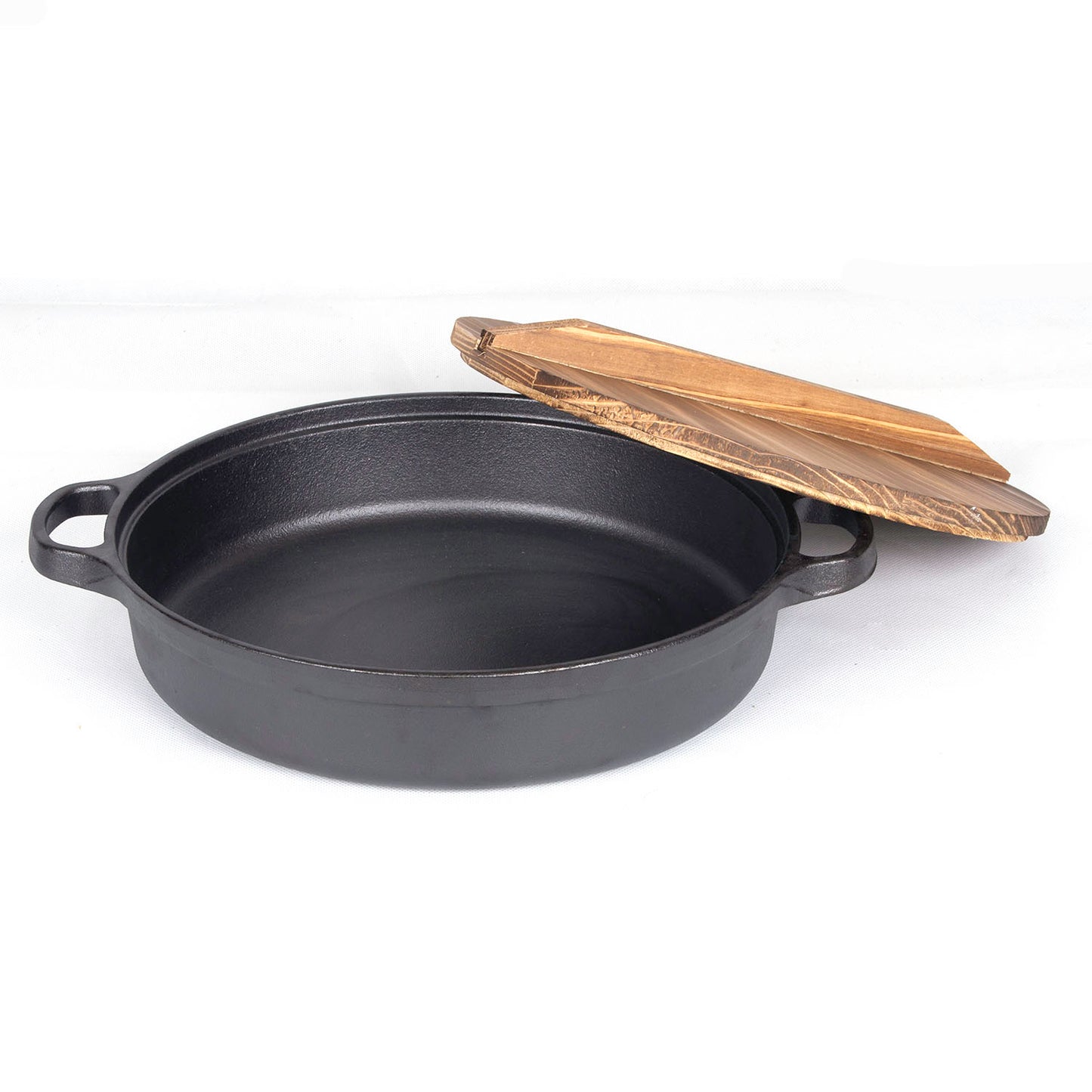 30cm Cast Iron Dutch Oven With Handles Lid Cast Iron Skillet Braising Pan For Casserole Dish Crock Pot Stewpan V324-WD-HIFRYPAN30CM