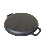 13.5" 35cm Pre-Seasoned Cast Iron Pizza Baking Pan Cooking Griddle Stove Oven Grill Campfire V324-WD-LOFRYPAN35CM