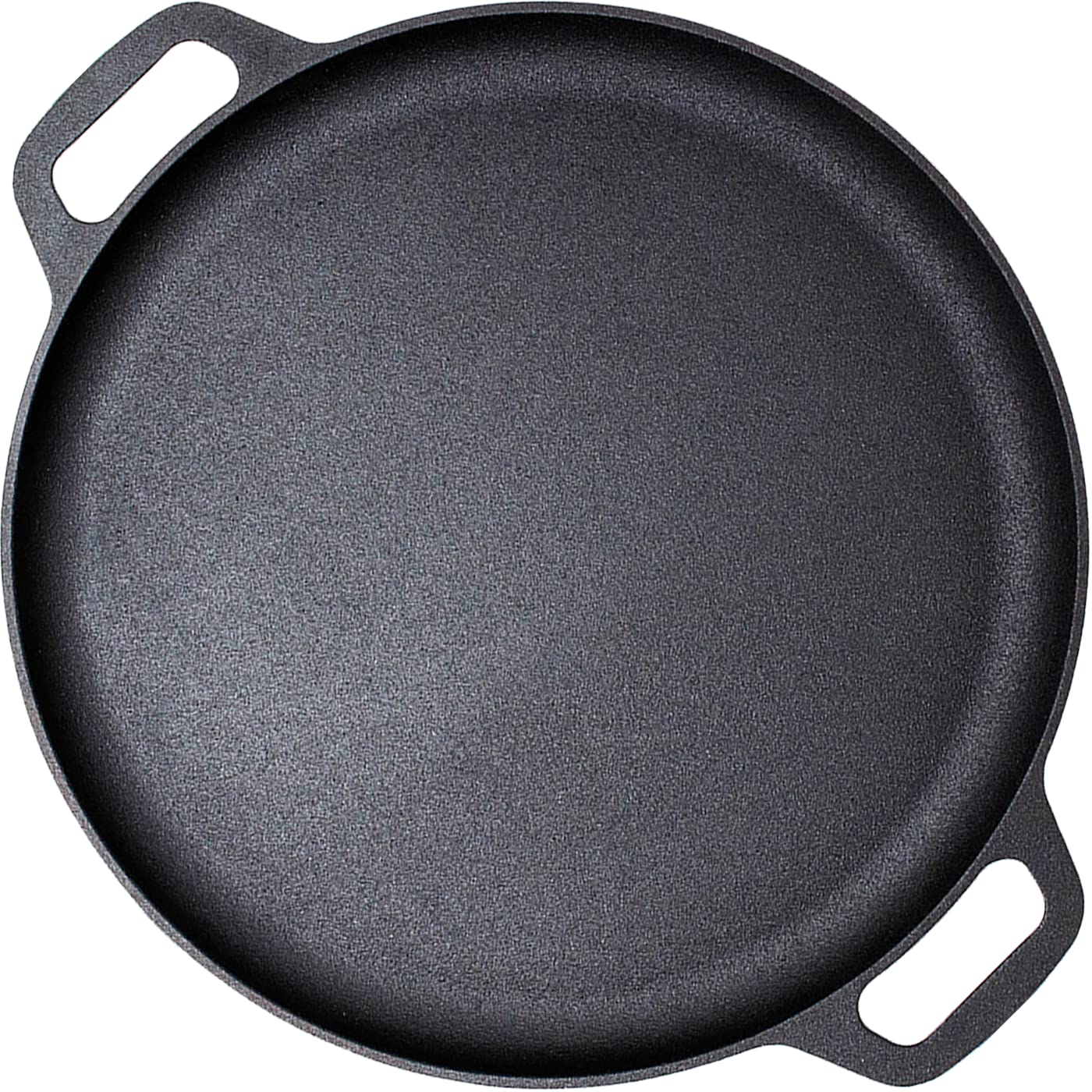 13.5" 35cm Pre-Seasoned Cast Iron Pizza Baking Pan Cooking Griddle Stove Oven Grill Campfire V324-WD-LOFRYPAN35CM