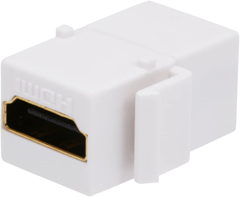 Keystone HDMI Jack HDMI Insert Connector Female to Female Coupler Adapter V324-WP-HDMI