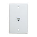 Ethernet Wall Plate 1 Port Cat6 Ethernet Cable Wall Plate Adapter V324-WP2XC6-1RJ45WP
