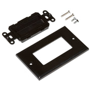 Brush Wall Plate Wires Cable Access Strap Management Socket Mount Port HDMI V324-WPBK
