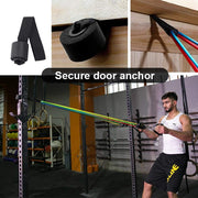 11 Pack Resistance Bands Stackable Exercise Bands Home Workouts Physical Therapy Gym Training V324-YBAND-11PC
