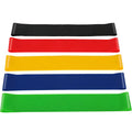 5 Pcs Resistance Bands Exercise Bands Resistance Bands Set Workout Bands Leg Yoga Bands V324-YBAND-5PC