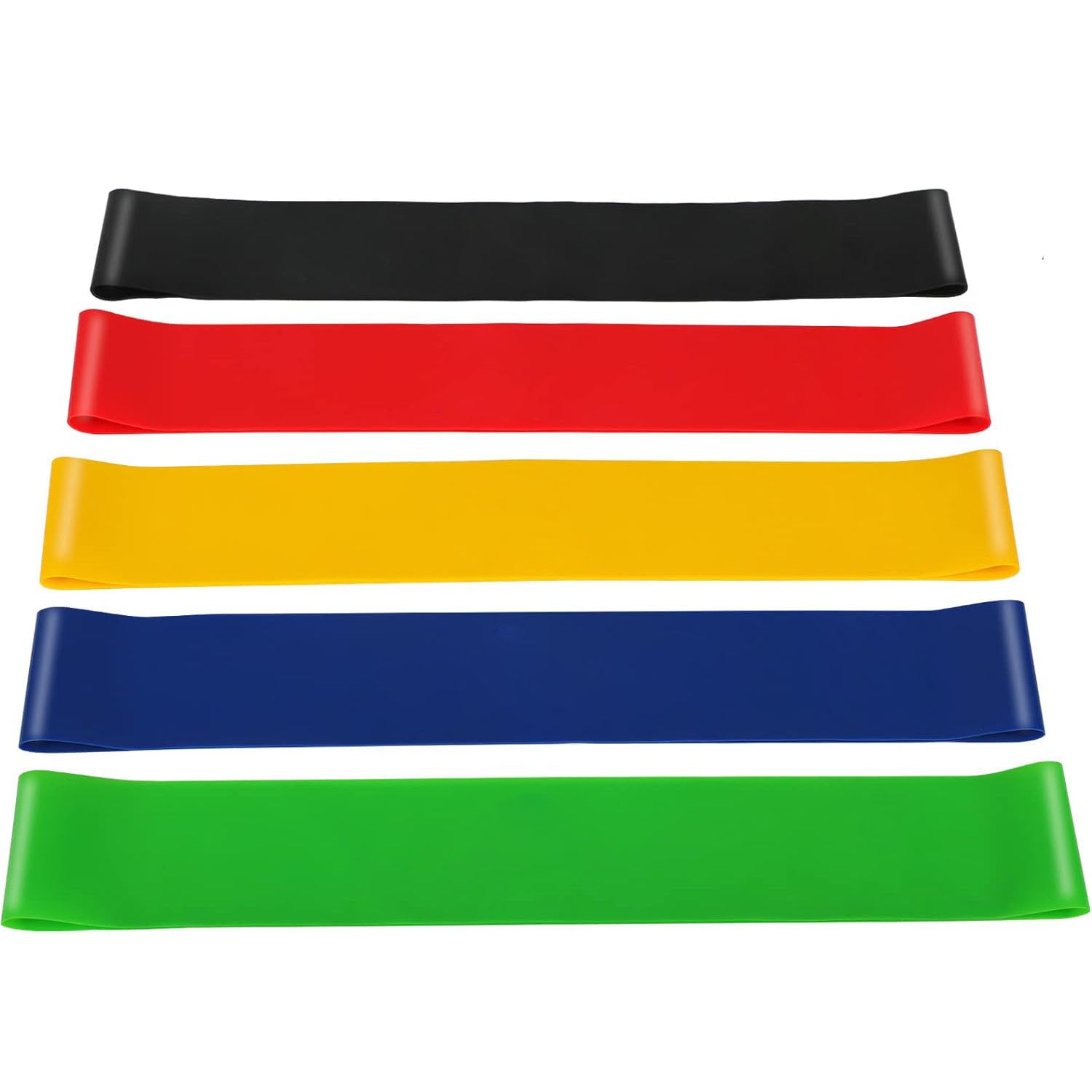 5 Pcs Resistance Bands Exercise Bands Resistance Bands Set Workout Bands Leg Yoga Bands V324-YBAND-5PC