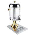 8L Commercial Restaurant Buffet Beverage Juice Beverage Dispenser Drink Container Gold V324-YJB1TANK-8LGD