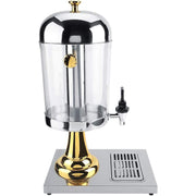 8L Commercial Restaurant Buffet Beverage Juice Beverage Dispenser Drink Container Gold V324-YJB1TANK-8LGD
