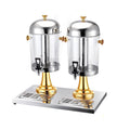 16L Commercial Restaurant Buffet Beverage Juice Beverage Dispenser Drink Container Gold V324-YJB2TANK-16LGD