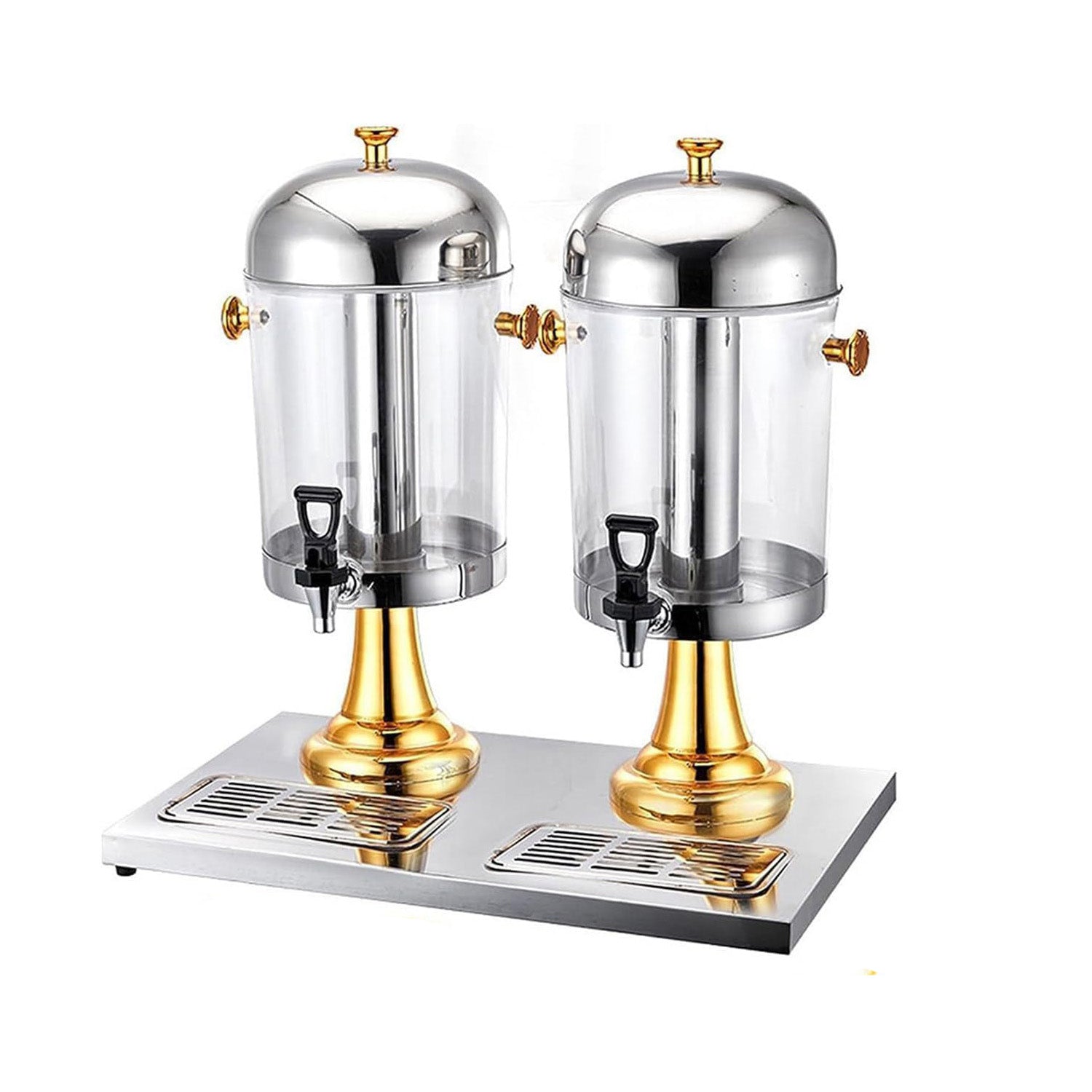 16L Commercial Restaurant Buffet Beverage Juice Beverage Dispenser Drink Container Gold V324-YJB2TANK-16LGD