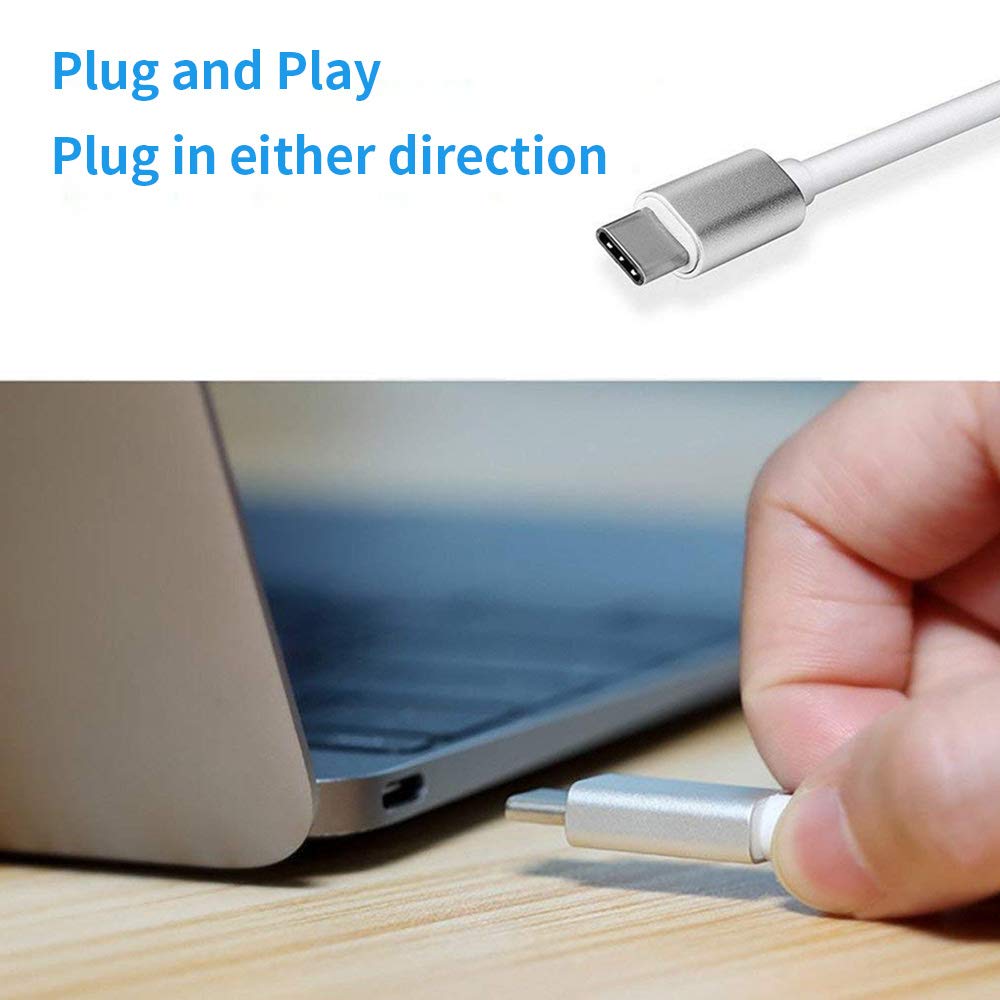 USB C to HDMI Adapter Type C AV Converter 4K HDMI USB 3.0 Port USB-C Female V324-YMS-067
