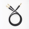 1.5m Gold Plated 6.35mm Male to 2x 6.35mm Male Mono Y Splitter Audio Cable V324-YPX054