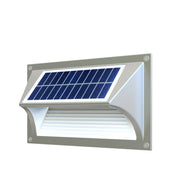 Solar Step Light - Warm White with Silver Case V341-SSGL-03
