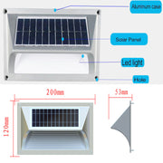 Solar Step Light - Warm White with Silver Case V341-SSGL-03