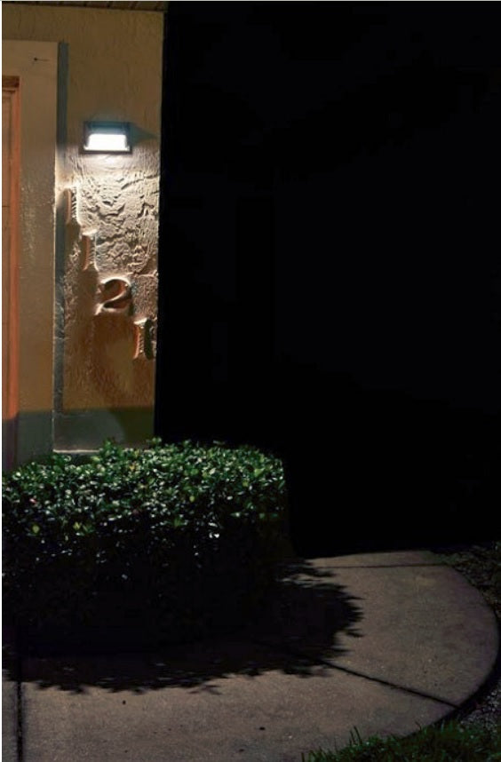 Solar Step Light - Warm White with Silver Case V341-SSGL-03