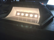 Solar Step Light - Warm White with Silver Case V341-SSGL-03