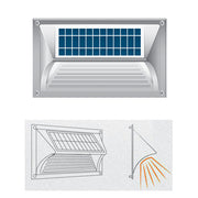 Solar Step Light - Warm White with Silver Case V341-SSGL-03